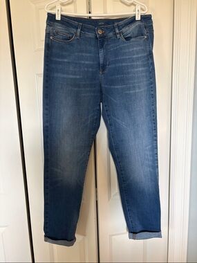 J. Jill Women's Boyfriend Jeans in Medium Blue Wash